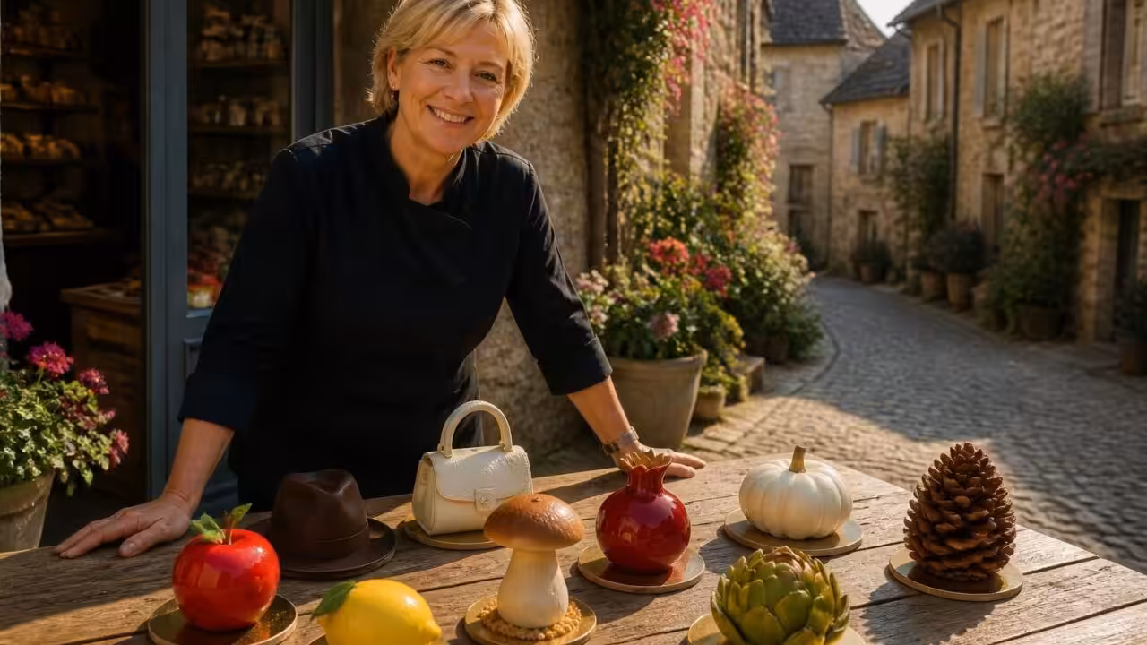 découvrez la pâtisserie illusionniste unique de catherine cavelan, une artiste passionnée, au cœur de son charmant village aveyronnais. un voyage gourmand où l'art et la pâtisserie se mêlent pour émerveiller vos sens.