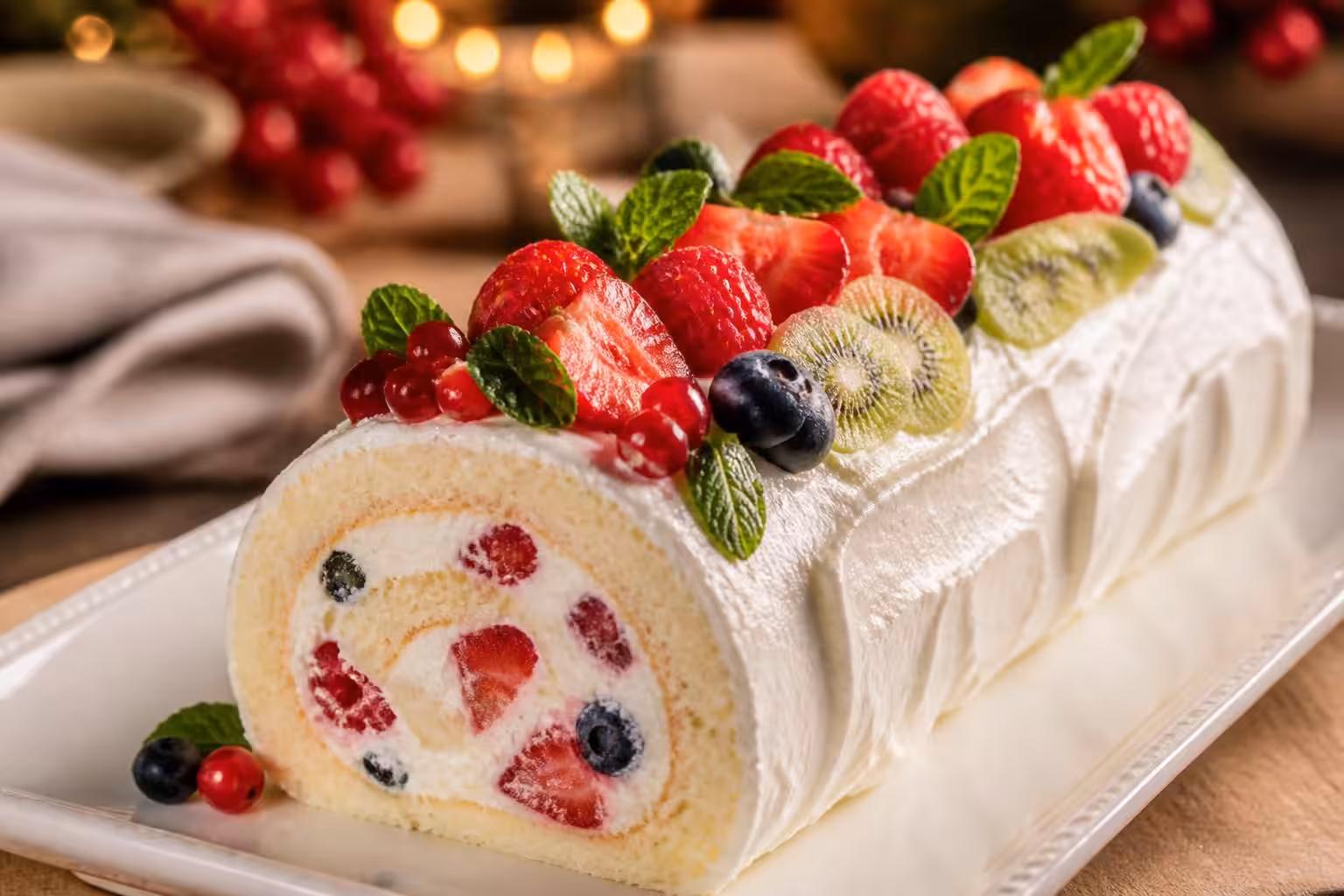 découvrez notre recette facile de bûche aux fruits, une douceur légère et festive parfaite pour toutes les occasions.