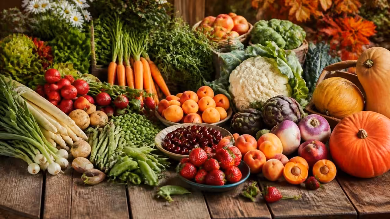 découvrez le calendrier des fruits et légumes de saison pour consommer des produits frais, locaux et de qualité tout au long de l'année.