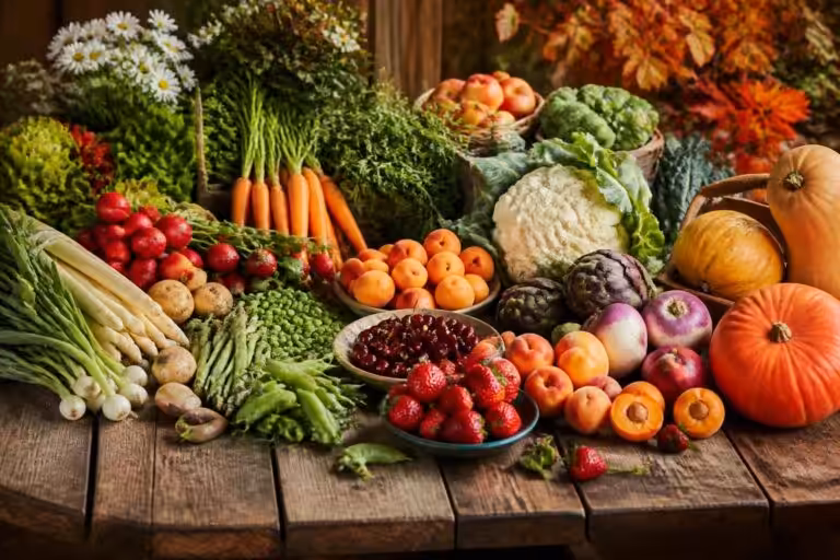découvrez le calendrier des fruits et légumes de saison pour consommer des produits frais, locaux et de qualité tout au long de l'année.