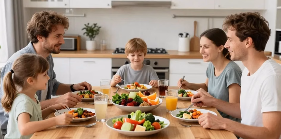 Composer un menu équilibré pour la semaine en famille